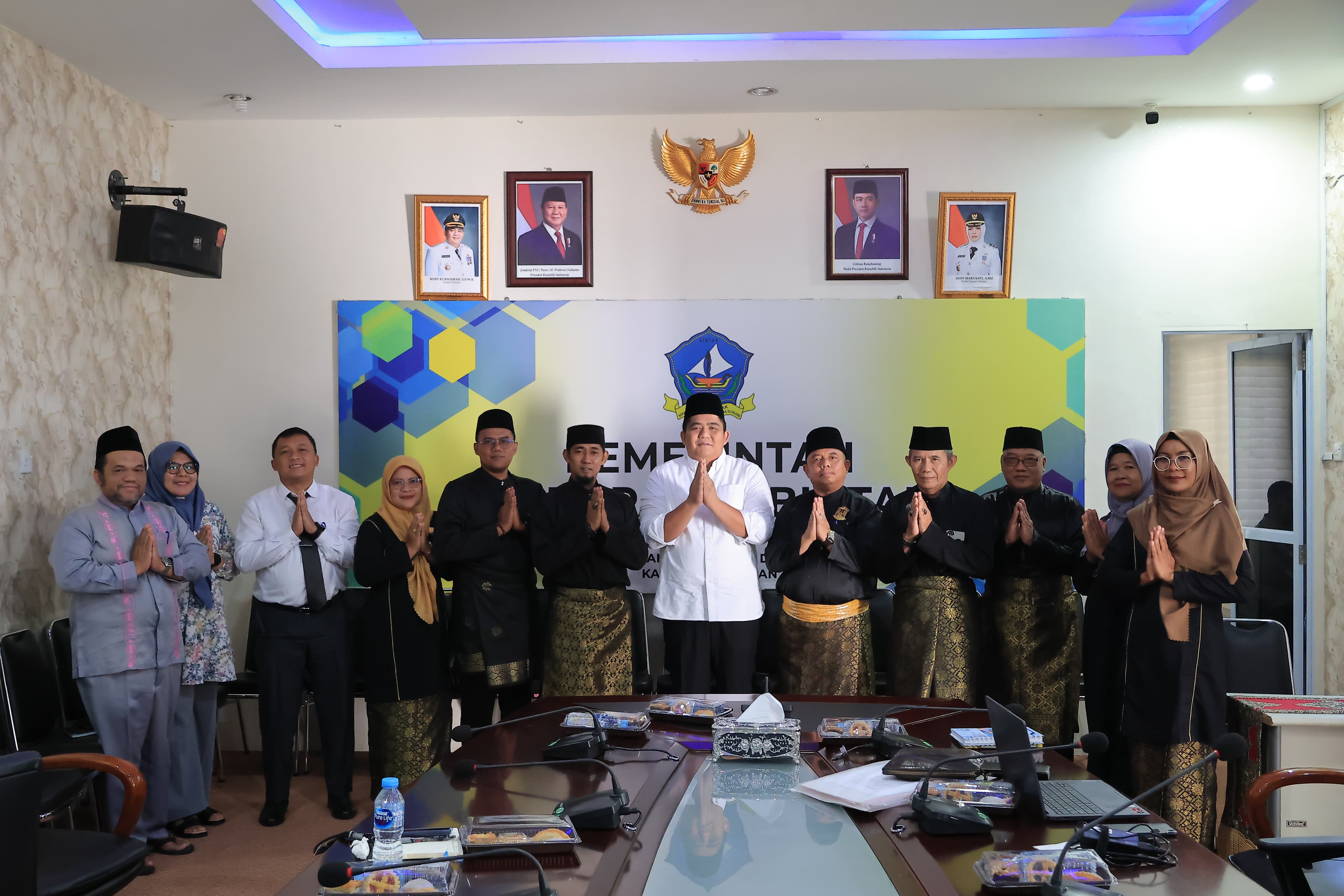 Sambut Kunjungan Silahturahmi LAM Bintan, Bupati Roby : Ingatkan Kami Selama Jalannya Pemerintahan