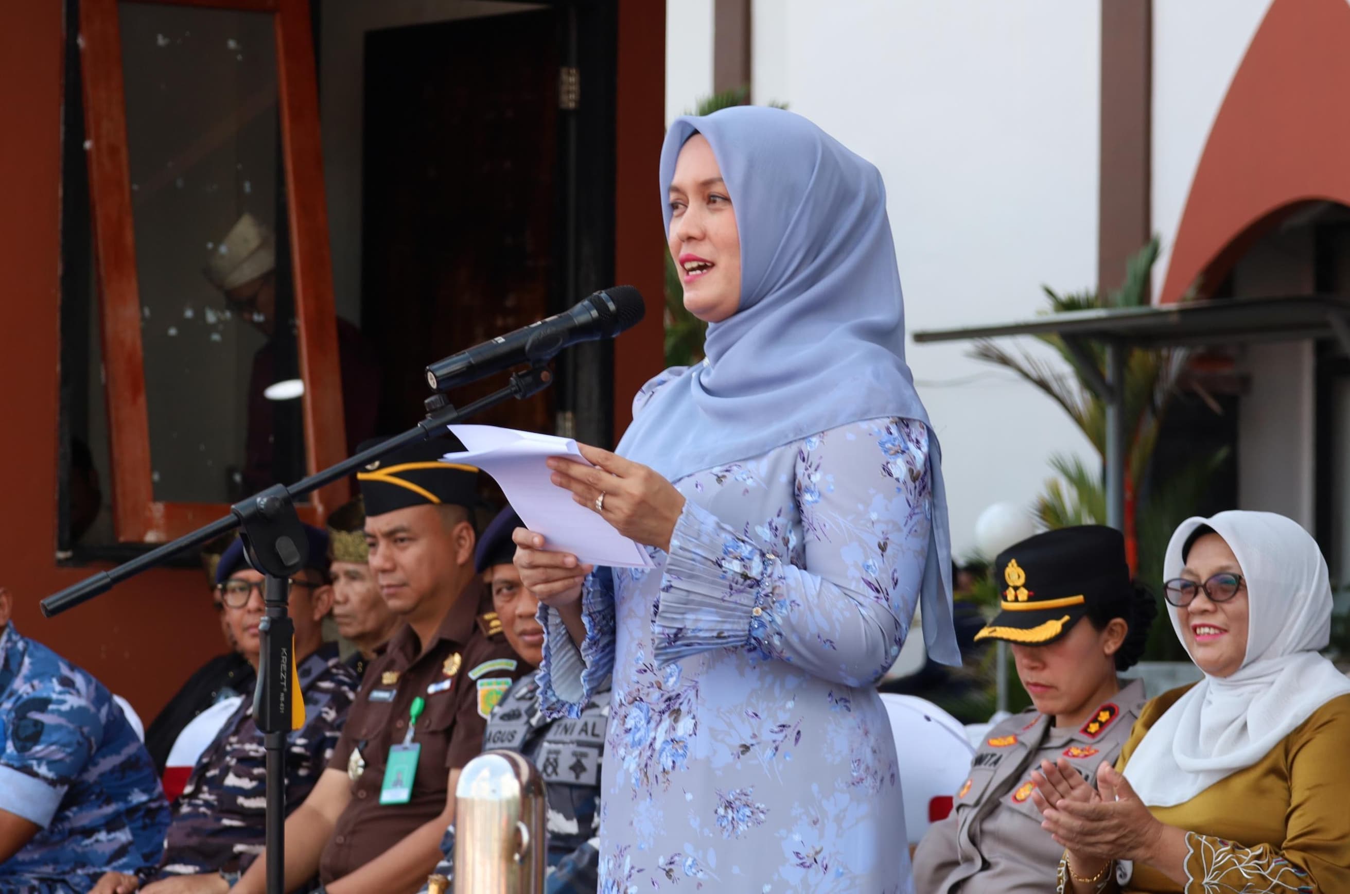 Pemkab Bintan Peringati Hari Jadi Provinsi Kepri ke-23, Wakil Bupati Bintan, Deby Maryanti Jadi Irup