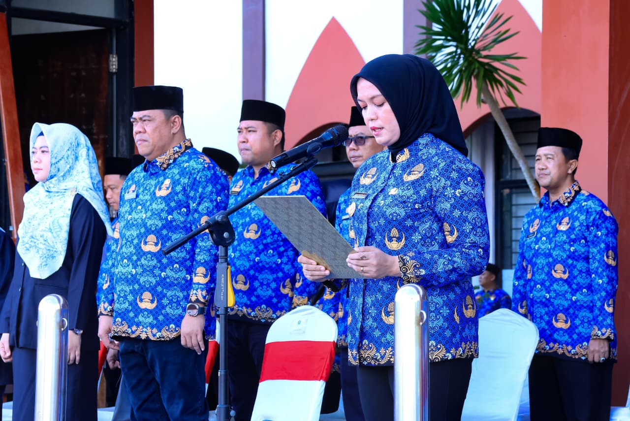 Wakil Bupati Bintan Pimpin Upacara Hari Kesaktian Pancasila Tahun 2025 Tingkat Kabupaten Bintan