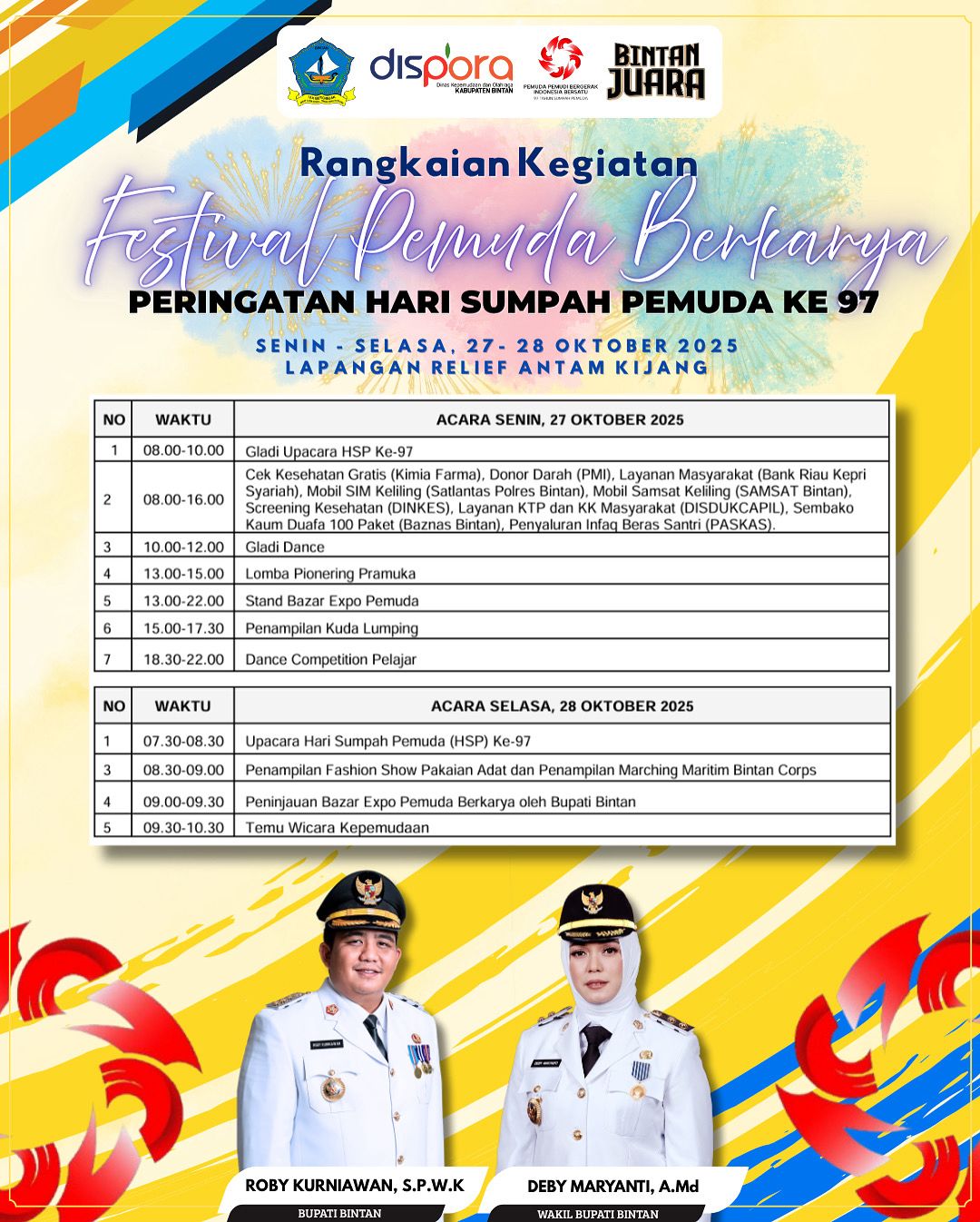 Masyarakat Bintan, Ayo Hadir dan Saksikan Keseruan Rangkaian Event Sempena HSP Ke-97