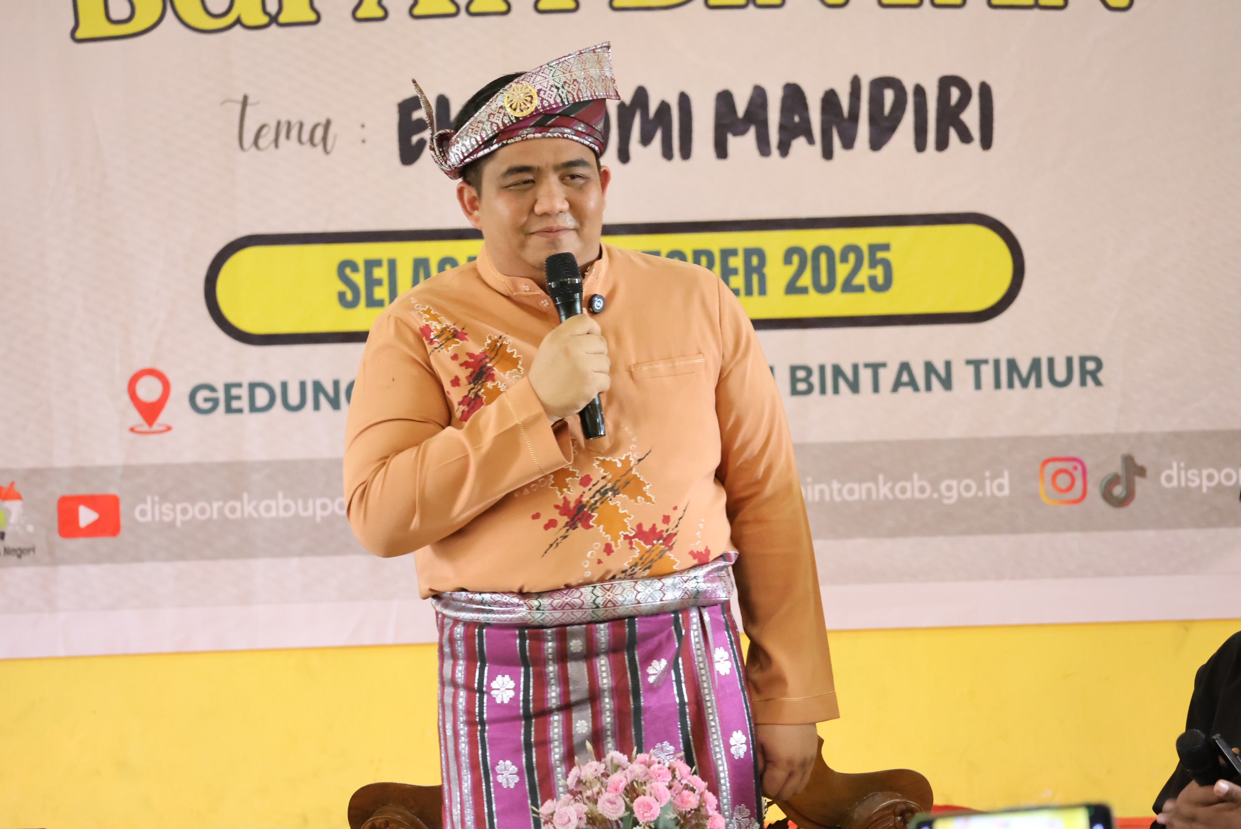 Bupati Bintan Roby Kurniawan Dorong Pemuda Bintan Wujudkan Ekonomi Mandiri