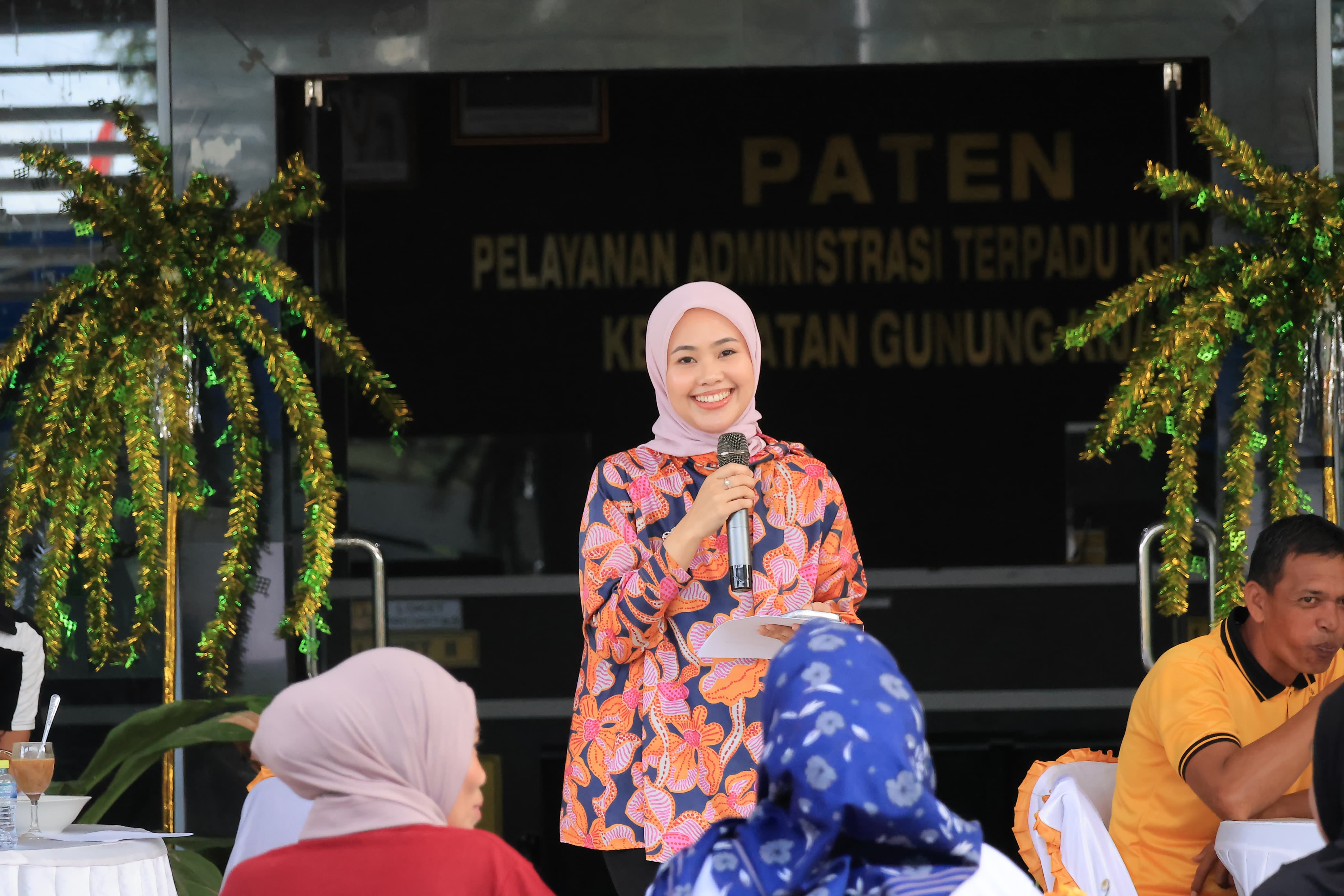 Hadiri GERMAS di Gunung Kijang, Hafizha Tekankan Peran Keluarga Sehat