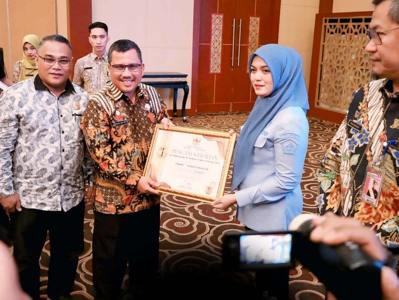 Bintan Kembali Raih Terbaik I Penghargaan Keterbukaan Informasi Publik Tahun 2025