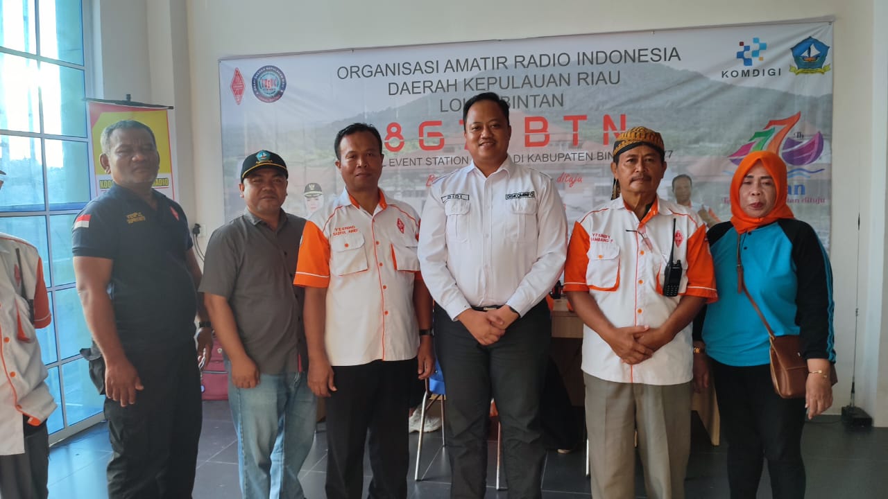Gelar Special Event Station (SES) 8G77BTN, ORARI Lokal Bintan Meriahkan Hari Jadi Ke-77 Kabupaten Bintan