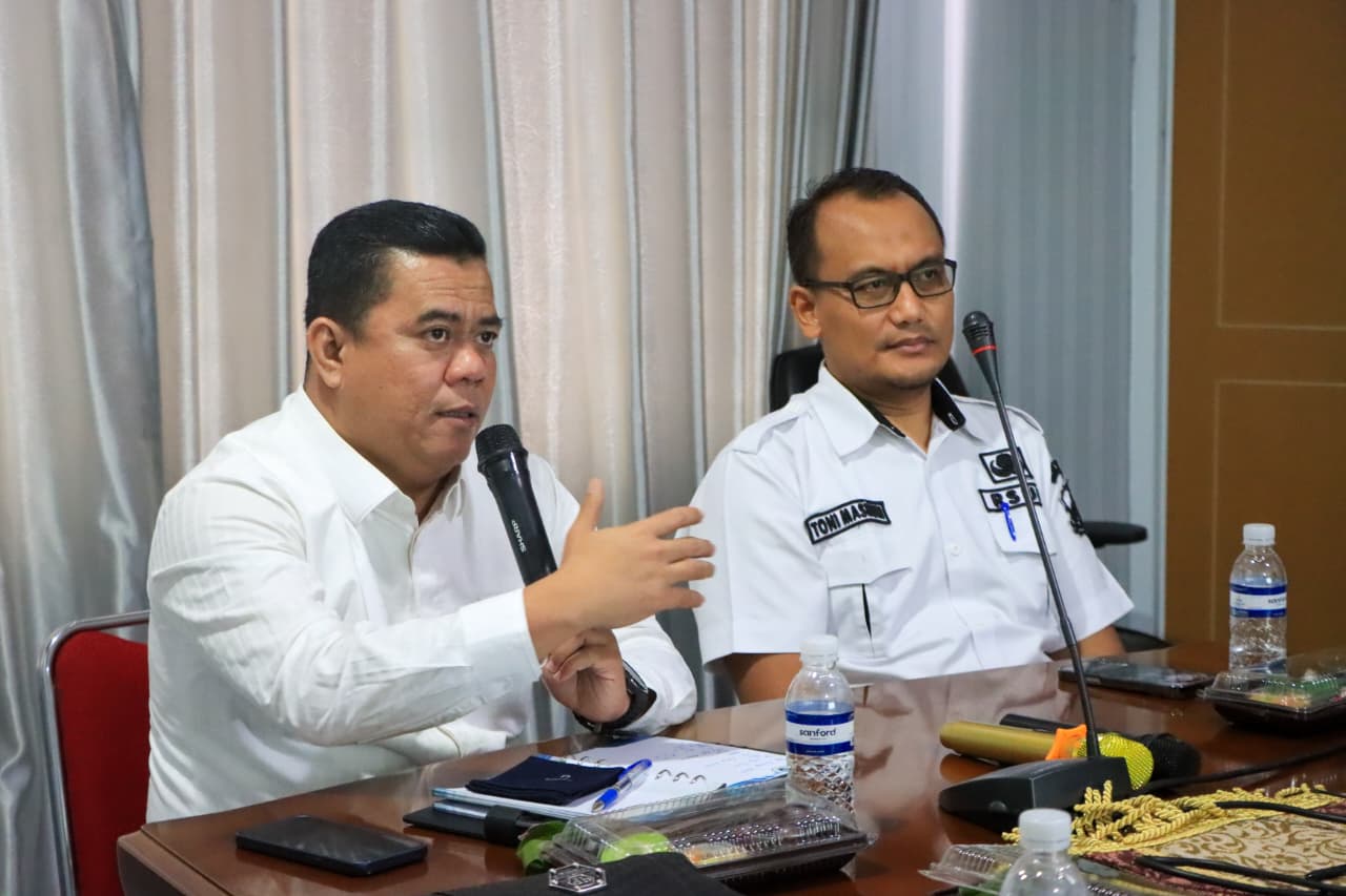 Sekda Bintan Pimpin Rapat Evaluasi Kinerja Badan Layanan Umum Daerah (BLUD) RSUD Kabupaten Bintan