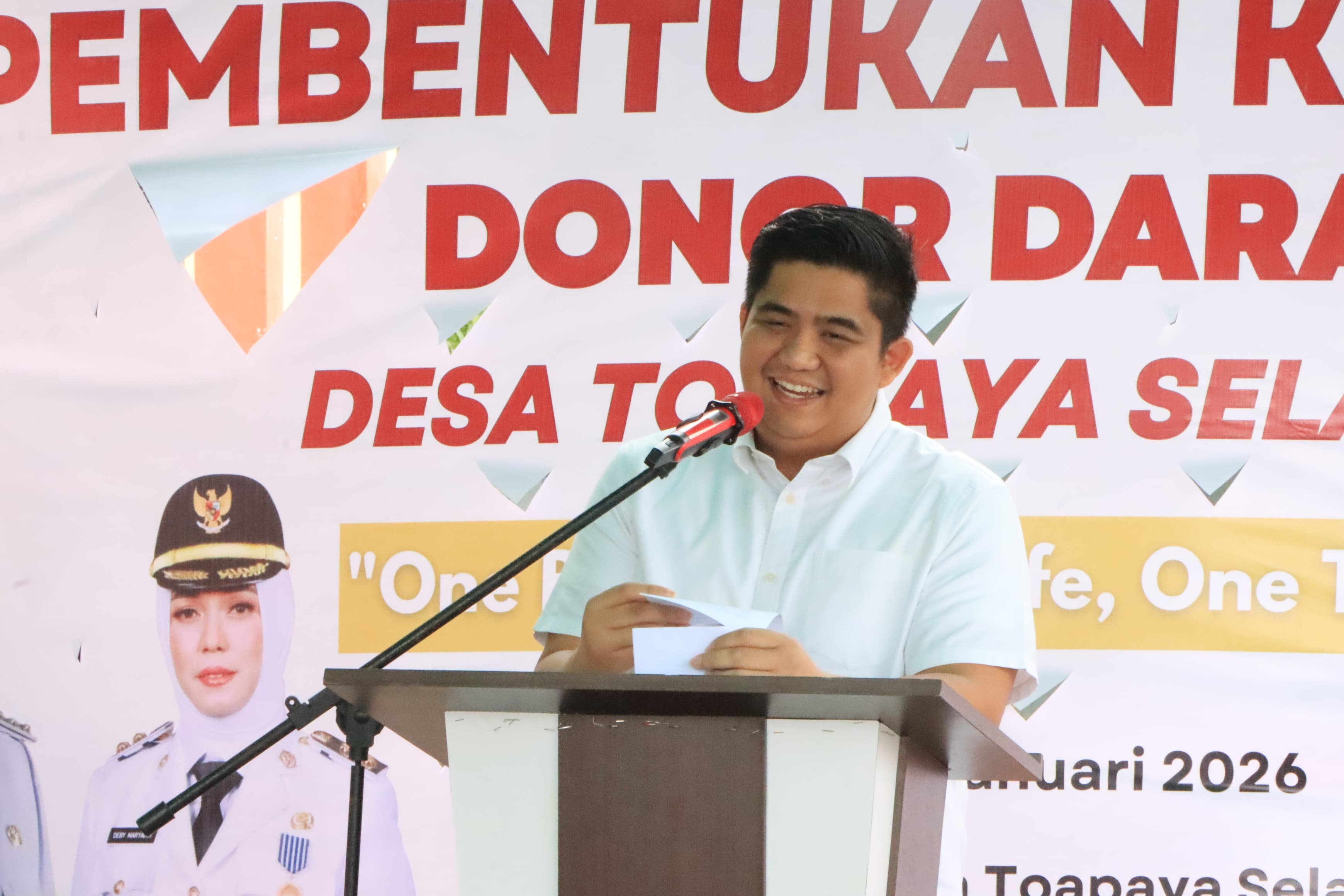 Bupati Bintan Dukung Pembentukan Kampung Donor Darah di Desa Toapaya Selatan