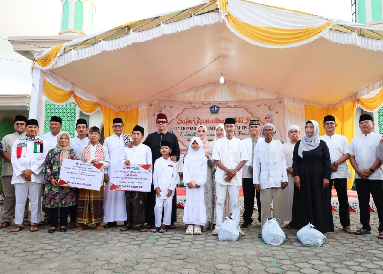 Wabup Bintan, Deby Maryanti Hadiri Safari Ramadan 1447 H di Kelurahan Gunung Lengkuas