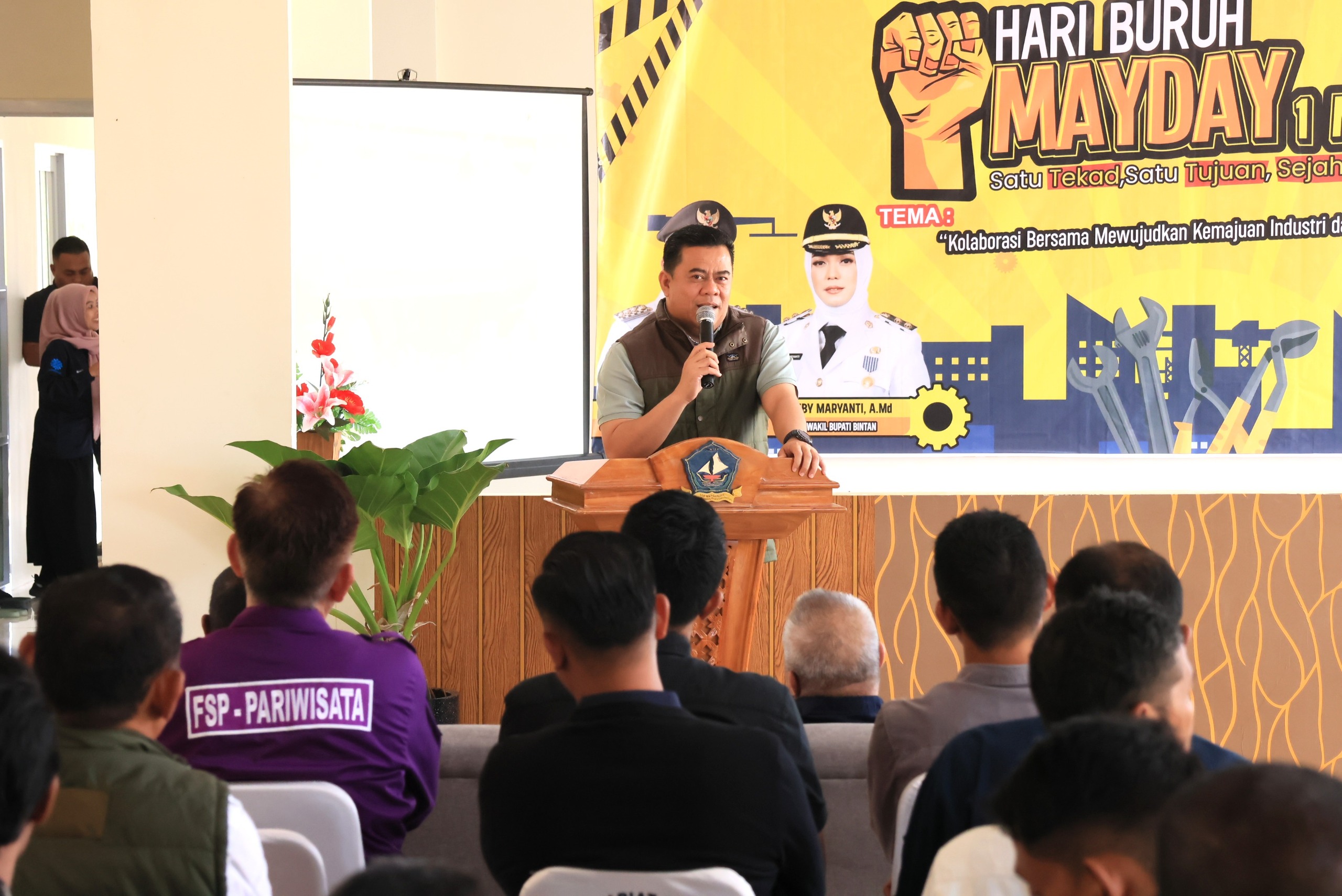 Peringati Hari Buruh Internasional 2026, Pemkab Bintan Tegaskan Komitmen Kesejahteraan Pekerja