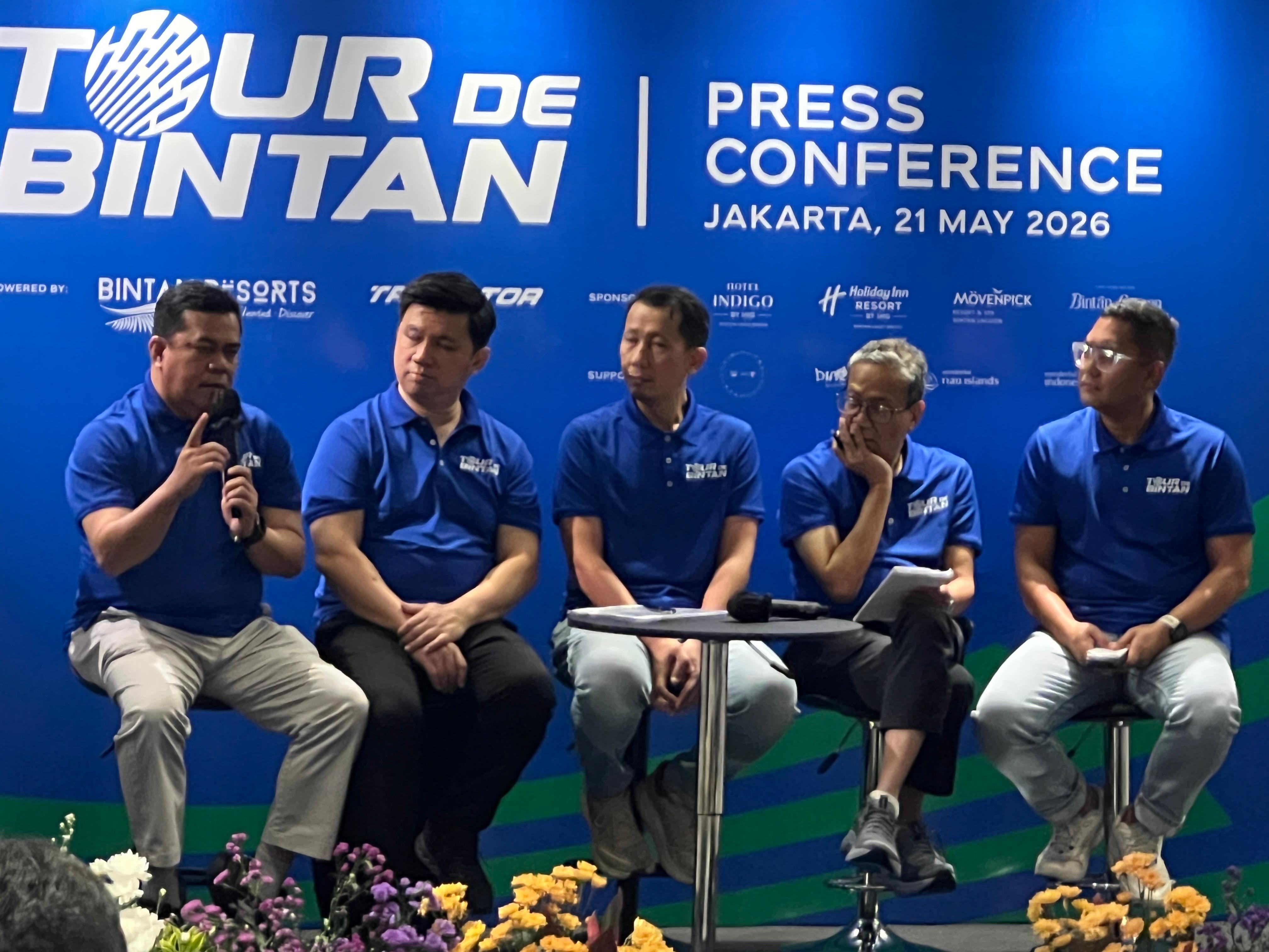 Konferensi Pers Tour de Bintan 2026 di Jakarta, Sekda Ronny : Ini Event Internasional Sekaligus Promosi Pariwisata Bintan