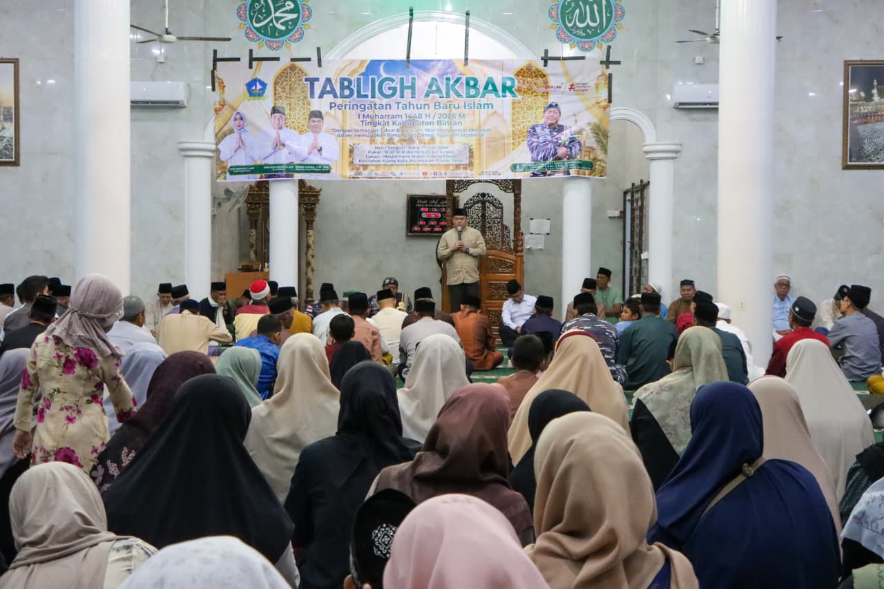 Peringatan 1 Muharram Tingkat Kabupaten, Sekda Ronny  Ajak Masyarakat Pererat Ukhuwah untuk Wujudkan Bintan Damai, Maju dan Sejahtera
