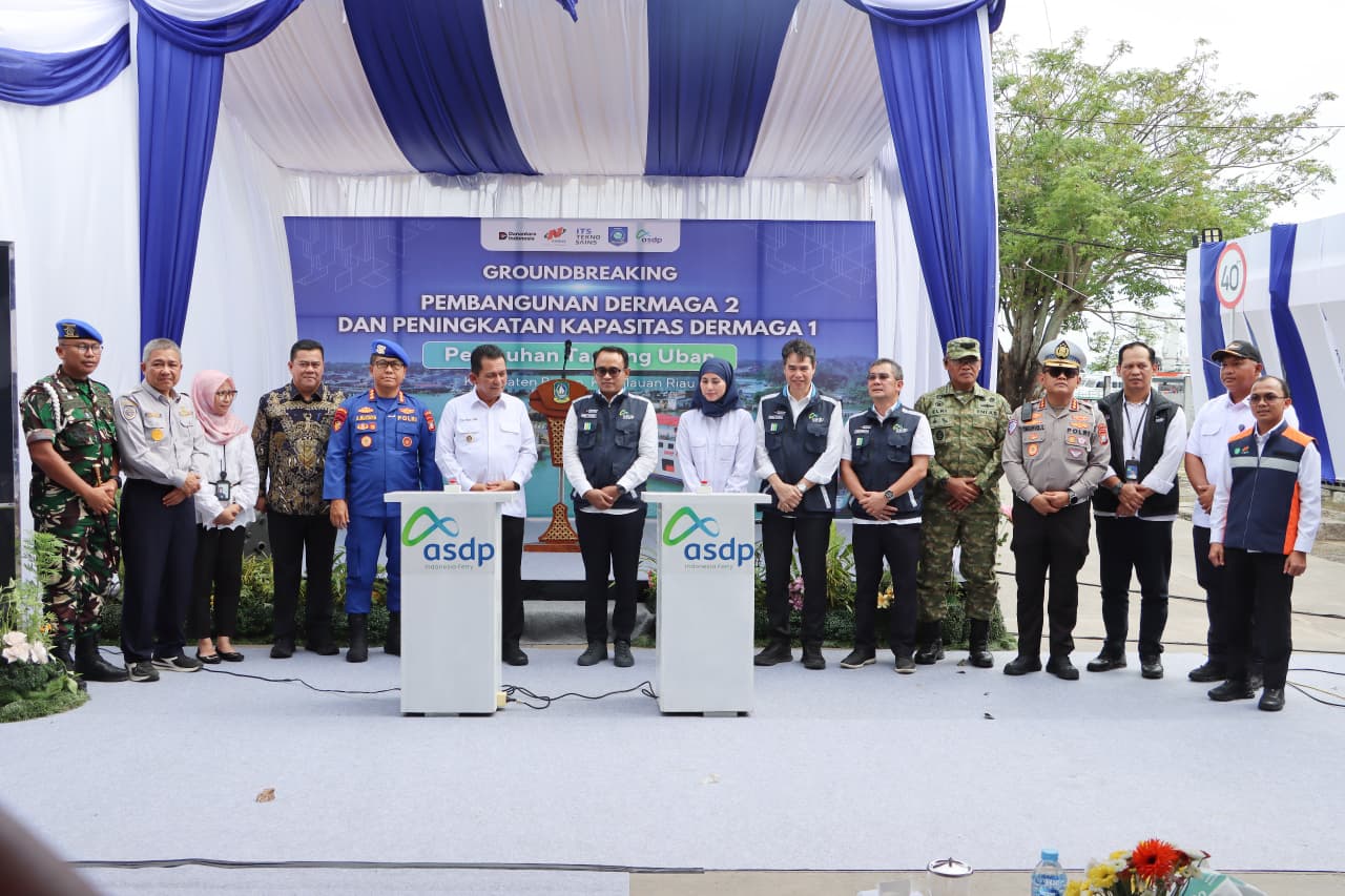 Sekda Bintan Hadiri Groundbreaking Pembangunan Dermaga 2 Pelabuhan ASDP Tanjung Uban