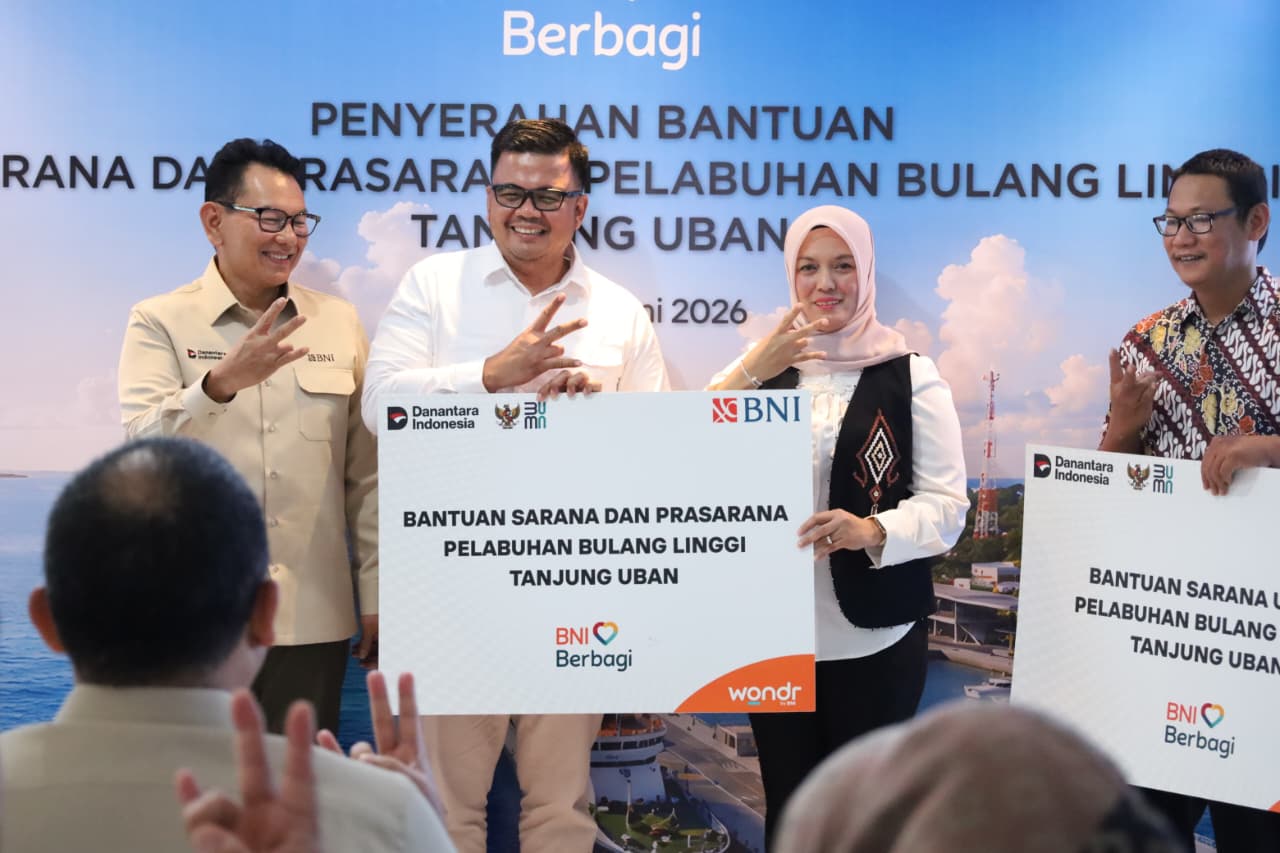 Pemkab Bintan Terima CSR Bank BNI Berupa Sarana Prasarana Pelabuhan Bulang Linggi