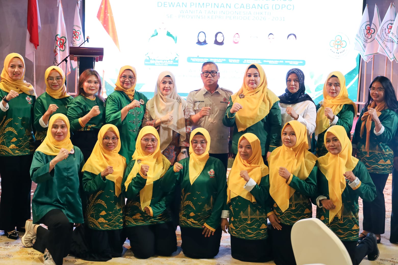 Wakil Bupati Bintan, Deby Maryanti Hadiri Pelantikan DPD dan DPC Wanita Tani Indonesia (HKTI) Provinsi Kepri Periode 2026-2031