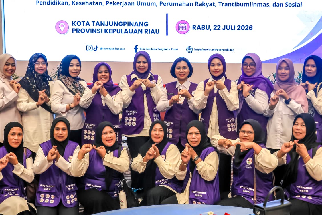 Ketua TP Posyandu Bintan Ikuti Asistensi Penguatan Transformasi Posyandu 6 Bidang SPM