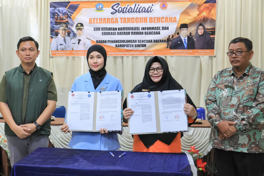 PKK dan BPBD Bintan Gandeng Kader Wujudkan Keluarga Tangguh Bencana